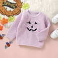 thumbnail image 2 of Gaexia Girl Sweaters,Cute Sweaters for Teens,Autumn Winter Baby Girl Halloween Cute Pattern Embroidery Knit Sweater Top Soft Warm Yarn Pullover for Toddler and, 2 of 5