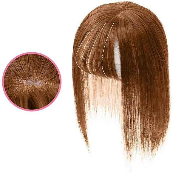 Hair Toppers Silk Base Crown Topper Human Hair Clips Toppers Top Hairpieces for Women Thinning Hair Cover