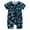 E, variant on Utlike Baby Boys Bodysuits Summer Short Sleeved Print Double Zipper Athletic Fit Playsuits For Infant Size 18 Months-24 Months