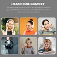 thumbnail image 4 of WRISTBIQUE Desktop Headset Holder 1Set Rectangular Shape for Home and Office Use, 4 of 8