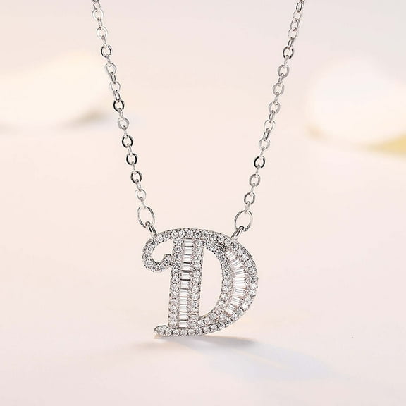 Todaioua Personalized Mother Daughter Necklace with 26 English Words, Custom Name Plated Jewelry for Women, Unique Gift for Mom and Daughter, DIY Name Necklace