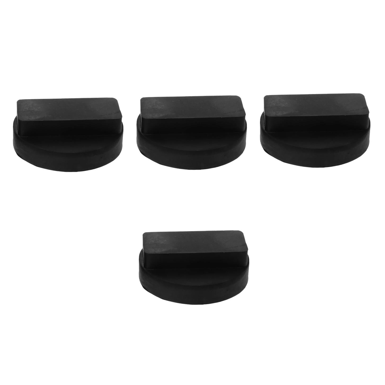 OUNONA 4pcs Rubber Jack Pad Effortless Installation For Support And Vibration Dampening Jack Rubber Pad For Floor Jacks And Pinch Weld Jack Stands