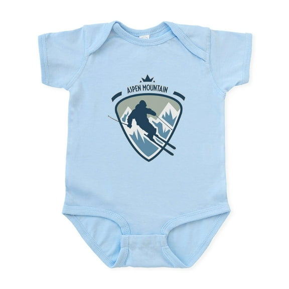 CafePress - Aspen Mountain Infant Bodysuit - Baby Light Bodysuit, Size Newborn - 24 Months