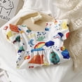 thumbnail image 6 of Gyratedream Summer Toddler kids Girls Puff Sleeve Rainbow Princess Dress Sundress, 6 of 8