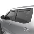thumbnail image 2 of EGR 576045 in-Channel Window Visors, Front and Rear Window Accessory, Matte Black Finish, Compatible for Select Nissan Frontier Models, 2 of 3