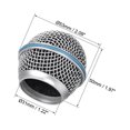 thumbnail image 2 of 2pcs Microphone Ball Head Mesh Grill with Black Inside Foam Filter, 2 of 2