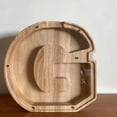 thumbnail image 3 of Hucha de madera con 26 letras en inglés, adornos de madera, hucha de acrílico transparente, 3 of 6