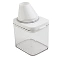 thumbnail image 1 of New Airtight Laundry Detergent Dispenser with Measuring Cup Plastic Transparent Powder Liquid Container with Lids Jar,1 * high quality laundry detergent dispenser, 1 of 7