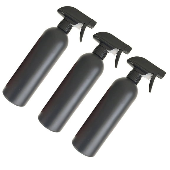 FRCOLOR Portable Spray Bottles for Storage Use Made of HDPE Black Color 500ml