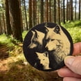 thumbnail image 2 of Ornament - Black - Wolf Pack, 2 of 5