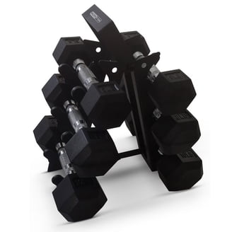 HOMCOM 15Kg Single Rubber Hex Dumbbell Portable Hand Weights Home Gym