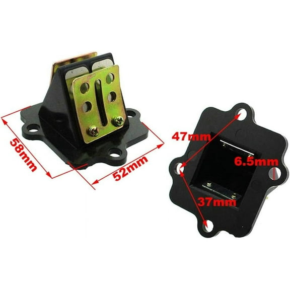 INTAKE / REED VALVE ASSEMBLY FOR 50cc JOG, MINARELLI, YAMAHA 2 STROKE MOTORS GY6 STORE