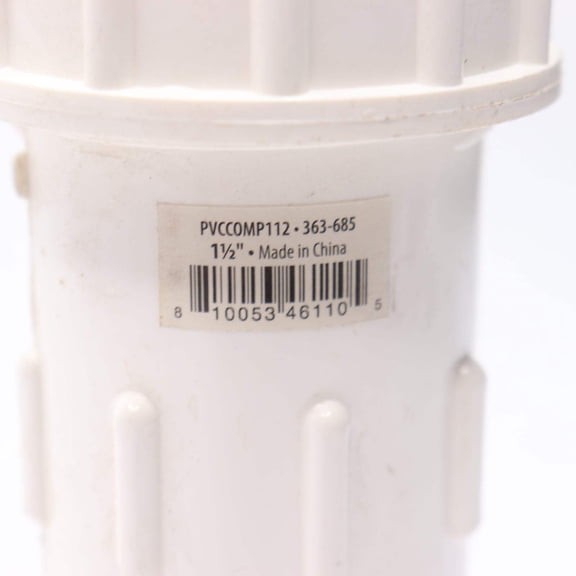 Apollo 1-1/2 in. x 1-1/2 in. PVC Compression Coupling