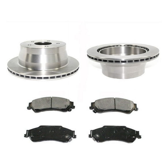 Rear Brake Pad and Rotor Kit - Compatible with 1997 - 2005 Chevy Blazer 1998 1999 2000 2001 2002 2003 2004