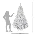 thumbnail image 3 of Árbol de Navidad Naviplastic Bavaro de lujo color Blanco de 220 cm, 3 of 3