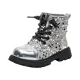 thumbnail image 2 of Children's Boots, Single Boots, British Sequin Strap, Side Zipper Short Boots, 2 of 5