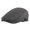 Herringbone Black and Gray, variant on Peaked Cap Men's Autumn and Winter Woolen Beret Men's British Retro Middle-Aged and Elderly J Warm Advance Hats