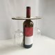 thumbnail image 3 of Portabotellas y copas de vino | Soporte de madera antiguo hecho a mano, para dos copas y una botella de vino, 3 of 5