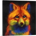 thumbnail image 1 of ARTCANVAS Red Fox Animal Canvas Art Print - Size: 12" x 12" (1.50" Deep), 1 of 9