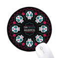 thumbnail image 1 of l Rose Happy The Day Of The Dead Mouse Pad Desktop Office Round Mat for Computer, 1 of 2