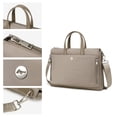 thumbnail image 5 of URSOFINE Women's Waterproof Laptop Tote Bag 16 Inch - Lightweight Nylon Work Briefcase with Luggage Strap & Multi-Compartment Organizer for Daily Commute & Travel, Khaki, 5 of 7