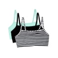 thumbnail image 1 of Bra Fruit of the Loom, paquete de 3 correas finas de algodón, 34, 1 of 5