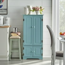 Simple Living  Aston Tall Cabinet Antique Blue
