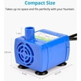 thumbnail image 2 of Submersible Pet Water Fountain Pump for Cats and Dogs, Compatible with Most Brands, 2 of 5