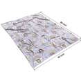thumbnail image 4 of Light Purple Fairy Princess Pattern Blanket,Comfortable Soft Lamb Wool Throw Blanket,All Season,Warm Lightweight Blankets for Sofa Bed Couch Living Room Chair,60"x80", 4 of 4