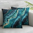 thumbnail image 3 of Fenyluxe Marbled Surface Abstract Painting Pillow Cases with Zipper Home Decor for Living Room Bedroom Bed Cushion Outdoor Aesthetic Decorative 1PC 12x12in, 3 of 5