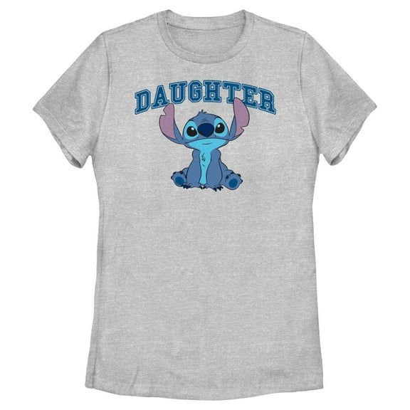 Women's Lilo & Stitch Sitting Cute Daughter Graphic T-Shirt