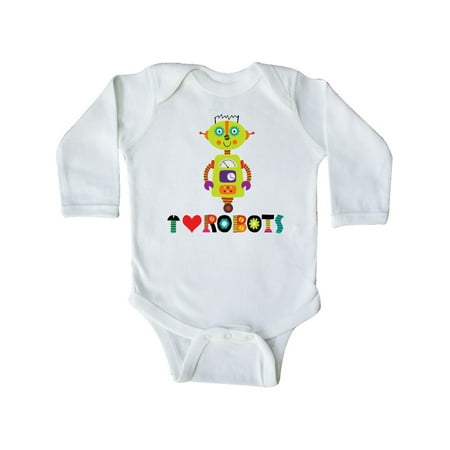 

Inktastic Robotics Team I Love Robots Gift Baby Boy or Baby Girl Long Sleeve Bodysuit