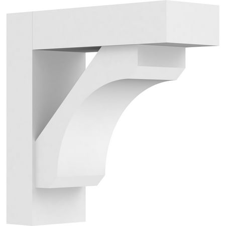 

5 W X 14 D X 14 H Standard Legacy Architectural Grade Pvc Bracket With Block Ends