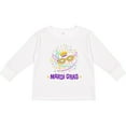 thumbnail image 3 of Inktastic Mardi Gras Party Crown Mask Boys or Girls Long Sleeve Toddler T-Shirt, 3 of 5