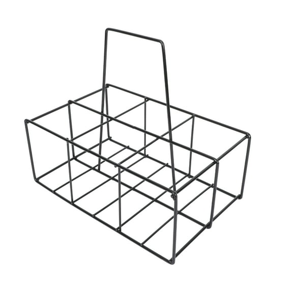 Wine Bottle Portable Milk Holder Safe Bottles Storage 29X25CM Black