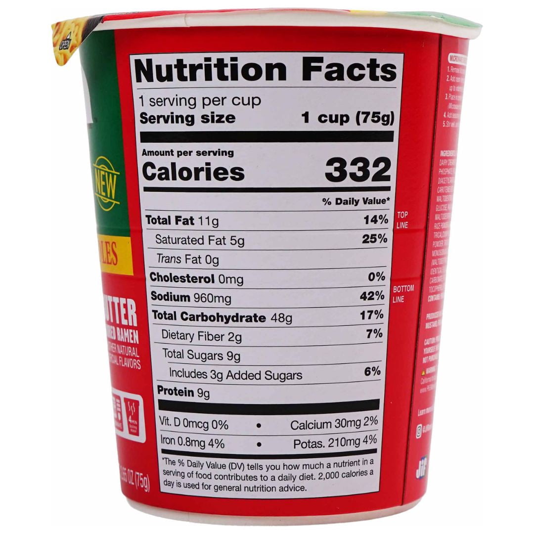 JIF Peanut Butter Instant Ramen Noodles, 2.65 oz