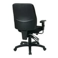 thumbnail image 4 of High Back Dual Function Ergonomic Office Chair in Coal Black Fabric, 4 of 4