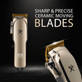 thumbnail image 4 of Cutting Edge Cordless Rechargeable Hair Clippers for Men & Women, Ceramic Blade, 6 Guide Combs, 4 of 11