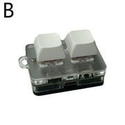 BQLQBQLQ Custom Mini Keyboard 2 Keys Macro Button Macropad Programming Type-C Keypad C9C7