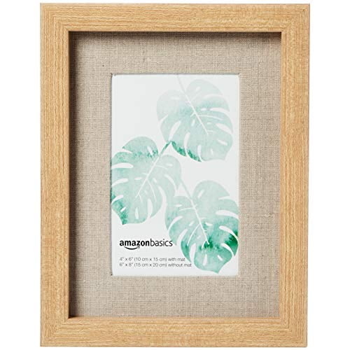 Basics Gallery Wall Frame Natural 6 x 8 for 4 x 6 Display