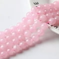thumbnail image 1 of HOOUN 15" 8mm Round Natural Gemstone Beads - Rose Quartz, 1 of 3