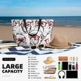 thumbnail image 5 of Wukai Monkey Print Zipper Bag,large Beach Tote Bag,Waterproof Sandproof Bag,Grocery and Picnic Tote Travel Bag, 5 of 5