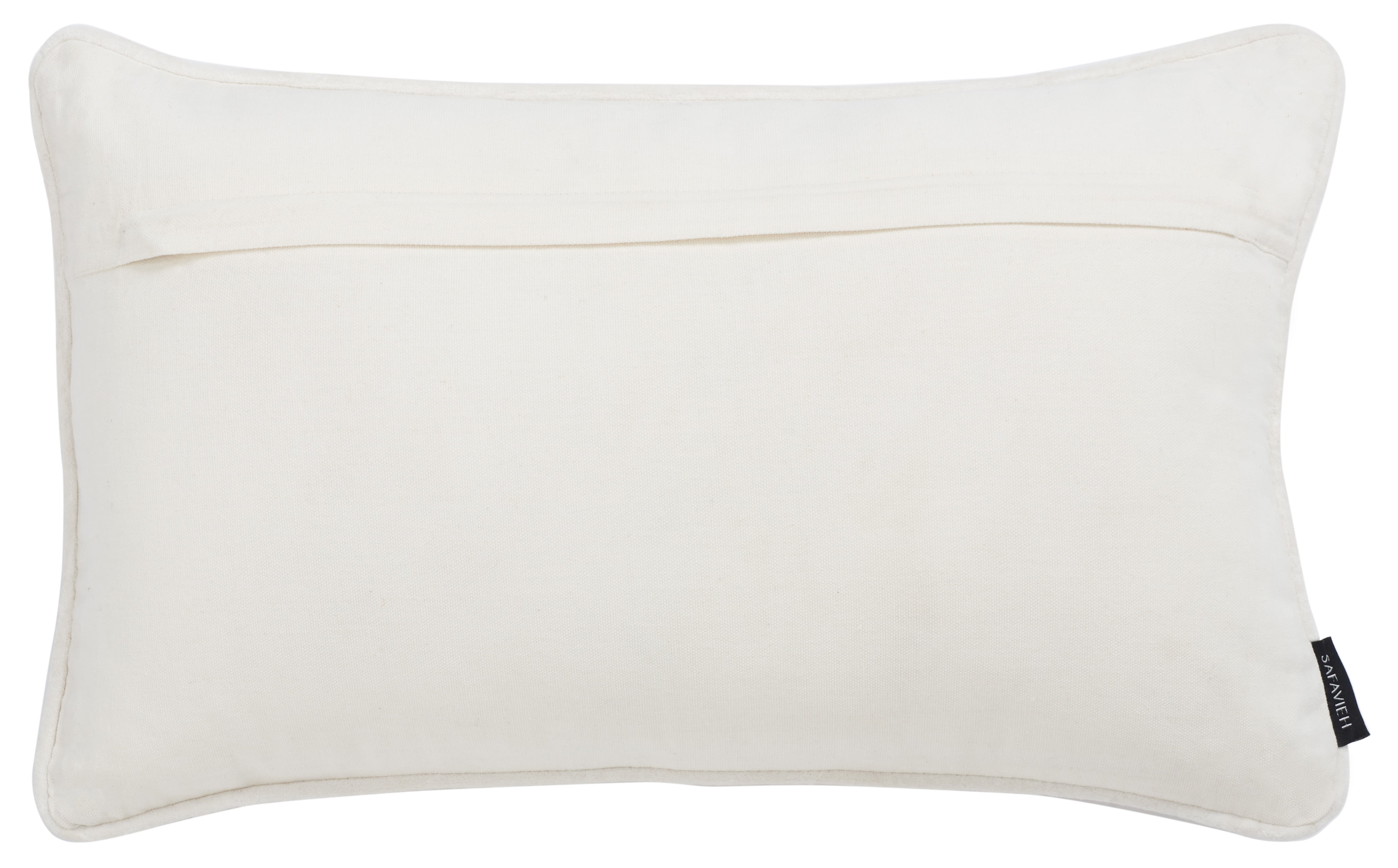 SAFAVIEH Falling Snow Pillow, 12" x 20", White
