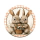 thumbnail image 2 of CaiYueKe Easter Bunny Wooden Coasters Heat Resistant Cup Mats for Dining Table Kitchen Decor Insulating Drinkware Protectors Cute Spring Home Decorations, 2 of 7