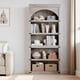 thumbnail image 2 of Yeshouse Librería rústica de 181 cm con puertas, estantería de madera profunda de 6 estantes para almacenamiento y exhibición, ideal para dormitorio y sala de estar, 2 of 6