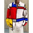 thumbnail image 1 of Camisa de hombre con notación musical, instrumentos musicales, gráficos claros, informal, para exteriores, calle, cómoda, suave, lujosa, 2024, popular, más, 1 of 6
