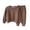 Coffee, variant on Girl's 2 Piece Pullover Sweatshirt Set Toddler Fall Outfits Boy Long Sleeve Top And Long Sweatpants Casual Outfits Set 3-4 Years