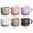 Assorted Neutrals, variant on Morandi Color Ceramic Mini Espresso Cups Set of 6, 5 oz Expresso Mugs with Handle, Porcelain Coffee Mugs Demitasse Cups, Modern Style Cups, Microwave Dishwasher Safe Suit for Espresso Machine