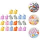 thumbnail image 3 of 20 piezas de dijes de conejo de Pascua de resina, dijes de animales, joyería, dije colgante de conejo, 3 of 4