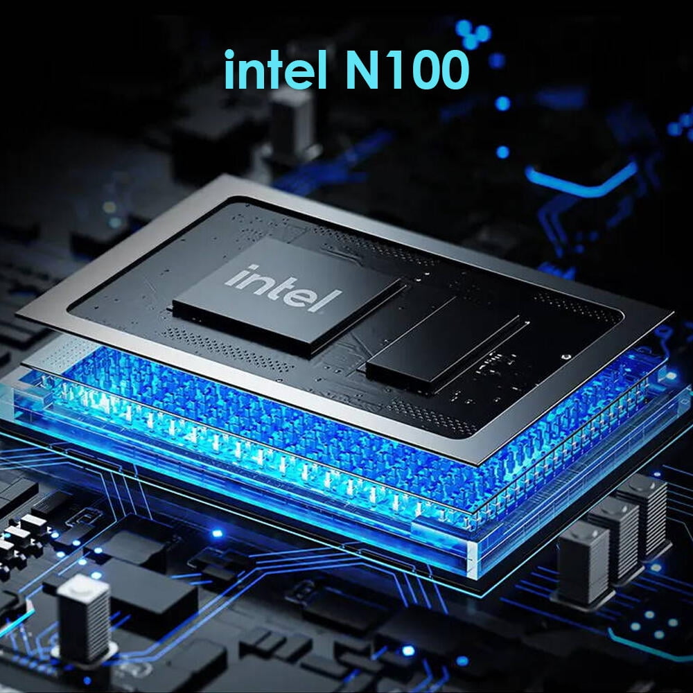 Minisforum UN100L Mini PC / Mini Computer with 16GB RAM & 512GB